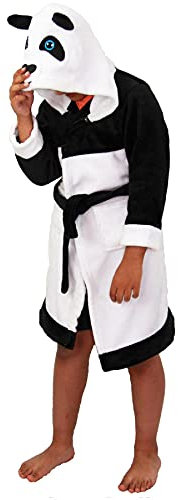 A2Z 4 Kids Unisex Super Soft 3D Animal Detail Bathrobe Dressing - Bathrobe Panda 2-3
