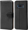 Verco Handyhülle für Galaxy S10e Hülle, Schutzhülle für Samsung Galaxy S10e Tasche PU Leder Flip Case Brieftasche - Schwarz