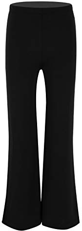 CHICTRY Pantaloni da Ballo Latino Jazz Tango Bambino Pantaloni a Palazzo Danza Classica Ballo da Sala Samba Rumba Pants Vita Alta per Dancewear Costumi Prestazione