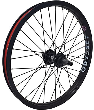 Odyssey BMX Quadrant X C5 Cassette Hinterrad | schwarz/schwarz