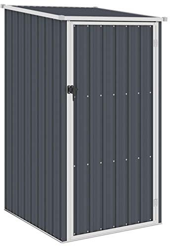 pedkit Abri de Jardin Metal Anthracite 87x98x159 cm Acier Galvanisé