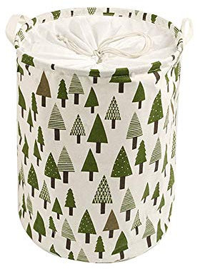 wäschekorb stoff baby wäschekorb Stoffaufbewahrungskorb Baby Wäschekorb Babykorb zur Aufbewahrung von Kleidung Korbspeicher Spielzeugkorb tree