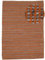 carpetfine Juteteppich Lara Orange 160x230 cm | Moderner Teppich für Wohn- und Schlafzimmer