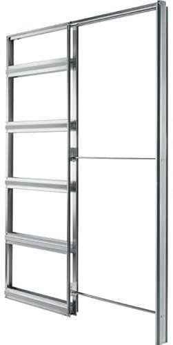 Châssis de porte coulissante pour cloison - Eclisse - Simple vantail - l. 730 mm - L. 2040 mm