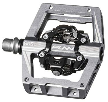 Funn Mamba S MTB Klickpedale, beidseitig, SPD Cleats | CNC 6061 Alu, 9/16 Zoll Achse, Flat- und Klick-Plattform, Industrielager, ca. 403 g, für BMX und Gravel
