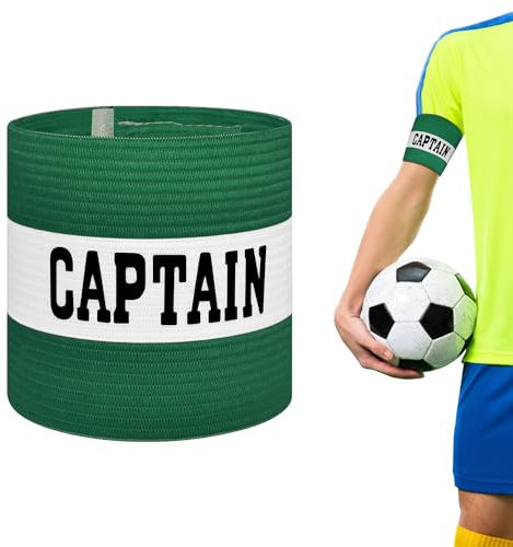 Mezeic Unisex Fußball-Kapitänsbinde, Stretch-Fußball-Kapitänsbinde für Erwachsene und Jugendliche, Teamsportzubehör…