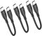 HOTNOW Short USB C to C Cable 15cm 3Pack, 0.15m USB-C 60W Fast Charging Cords for iPhone 16/15, Galaxy S25/S24/S23/S10 Ultra, Note 20/10 Ultra, Air 2020, iPad Pro, Power Bank and Other Type c Devices