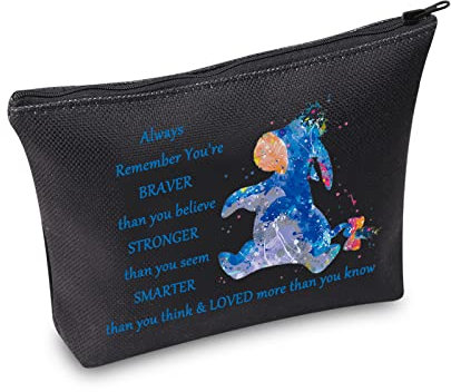 WZMPA I-Aah Kosmetiktasche mit Reißverschluss für Frauen und Mädchen, Always I-Aah Bl, Fit