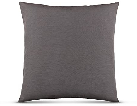 Bestlivings Kissenhülle 60x60cm mit Verd. Reißverschluss, (Grau) Kissenbezug in Leinenoptik, Dekorative Kissenbezüge, Baumwolle, weicher Bezug für Kissen
