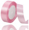 Ruban Satin Rose 20mm, 23 mètres Rubans de Tissu Couture Ruban Cadeau pour Décoration de Mariage, Emballage cadeau, Bouquet de fleurs, Artisanat DIY, Décoration gâteau d'anniversaire et Noël