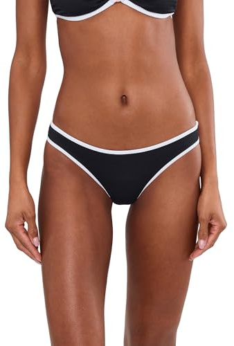 Seafolly Damen Standard Hipster Bikini Bottom Badeanzug, Beach Bound Schwarz, 38