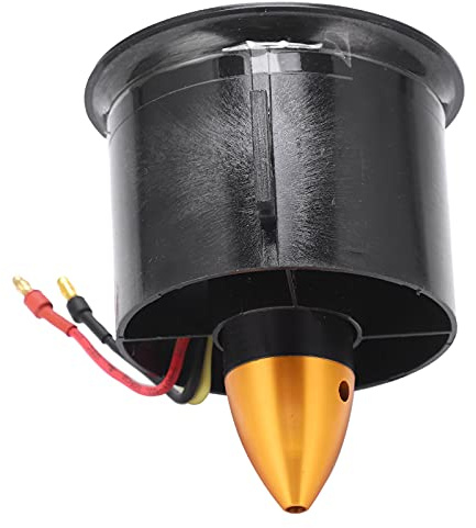70mm EDF Set, QXEDF Motor 70mm EDF 6 Blades Sports Full Injection Ducted Fan for RC Airplane