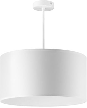 Miratic Hängeleuchten & Pendelleuchten Pendelleuchte Esstisch Moderne Deckenlampe Hängend mit austauschbarer E27-Lichtquelle max 60 W Kurz (Weiß)(Glühbirne fehlt)