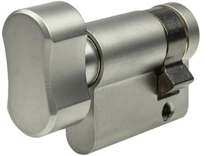 Ankerslot Knauf-Halbzylinder Länge 40/10 | Knaufzylinder mit Profil-Halbzylinder für einseitig abschließbare Türen und Tore | bequemes Öffnen und Schließen mittels Knauf - Kein Schlüssel benötigt