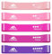 Flintronic Fitnessbänder [5er Set], 100% Naturlatex Fitnessband mit 5 Stufen, Trainingsband Fitnessband Resistance, Gymnastikband für Muskelaufbau Pilates Yoga
