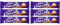 Cadbury Dairy Milk Wholenut 45g Bars - Pack of 6