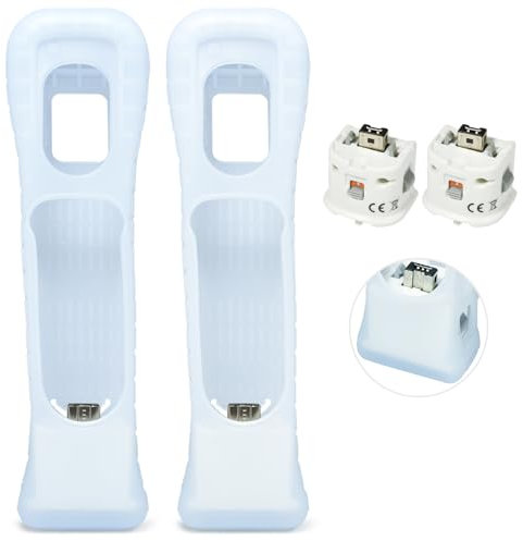 TechKen 2 adaptadores Motion Plus con sensor de silicona para mando a distancia Wii