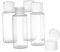 Bouteilles Vides Avec Capuchon Rabattable 100ML Contenant à Presser CosméTique Rechargeable De Voyage 4 PièCes Contenant CosméTique Rechargeable Bouteille Vide Avec Capuchon à Rabat Contenant à Presse