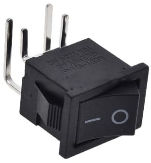 5 interruptores curvados KCD1-104 L 1,2 m doblados KCD1-104 / L con patas dobladas todo cobre