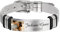Kiddo Sky Silber Personalisiertes Armband für Papa Männer mit Eingraviertem Foto Namenstext Herren-Bildarmband aus Edelstahl Personalisierte Gedenkgeschenke für Vater Geburtstag Jahrestag Ehemann