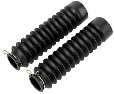 Flaconi Couvercle de Fourche Avant de Moto,Soufflet de Fourche Moto,Protection Fourche Moto,Cache-Poussière de Couvercle de Fourche Universel,Convient Aux Motos,Scooters,Motos Tout-Terrain,Vélos
