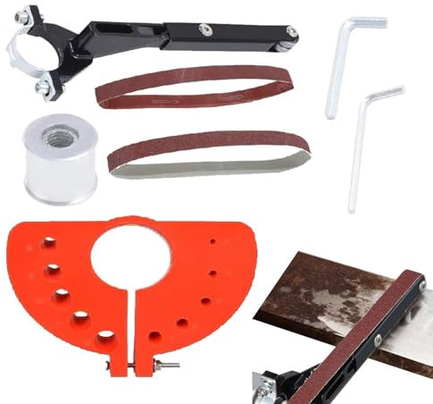 Drill Bit Sharpener, Bit Sharpener Tool, Precision Grinding Attachment, Grinder Tool Attachment, Drill Sharpener with Bracket, Portable Drill Bit Sharpener with Precision Grinding Attachment