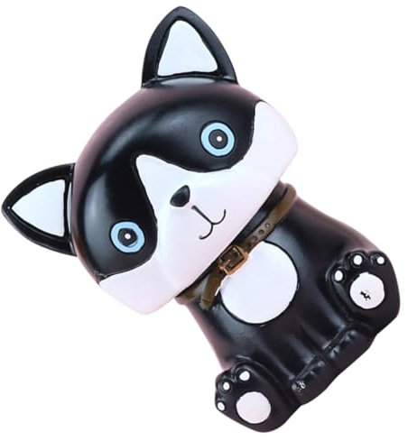 GRIRIW Hund Figur Aus Resin Shaking Head Auto Dekoration Für Armaturenbrett Süßes Haustier Backzubehör Für Zuhause Und Büro Langlebig Und Leicht Niedlicher Hundefigur Als Back Und