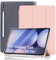 DAORANGE Custodia Cover per Samsung Galaxy Tab S10+ Plus 2024 / S9 FE+ Plus / S9+ Plus 2023 12,4 Pollici con Portapenne, Cover Ultra-sottile Leggero, Funzione Auto Svegliati/Sonno (Rosa)