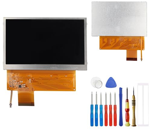 E-yiiviil LCD Digital Display Compatible with Sony PSP 1000,1001,1002,1003 4.3 LCD Display Touch Screen for Sony Assembly with Tools