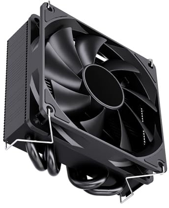 Quiet Operations - Enfriadores de CPU de 4 tubos con ventilador delgado para enchufe para PC de factor de forma pequeño