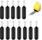 Cpolebev 12 Recharges D'Encre pour Votre Rouleau de Tampon D'Identité, Recharge D'Encre Confidentielle, Recharge de Tampon pour Couvrir Votre Adresse Postale Personnelle