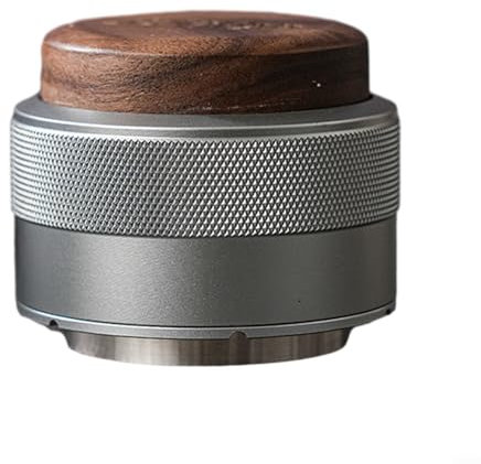 Premium Palm Kaffee Tamper aus Edelstahl für professionelle Baristas und den Heimgebrauch (58mm Silber)