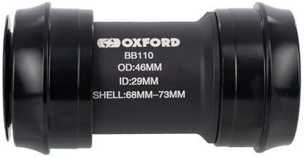 Oxford Sram Dub Pf46 Bottom Bracket (68/73mm) | Pressfit Bb Cycle Bike Maintenance Tretlager (68/73 mm) Wartung, Schwarz