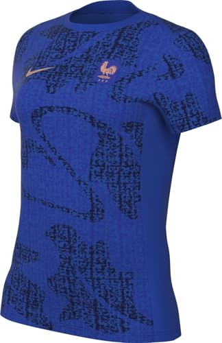 Nike Women's FFF Academy Pro Nike Dri-fit Kurzärmeliges Pre-Match-fußballoberteil Für Damen Soccer Short Sleeve Shirt