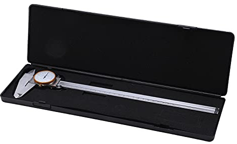 Messschieber, analoge Schieblehre mit Zifferblatt, 0–300 mm Edelstahl – Präzise 0,02 mm Messung, robuste Zifferblattanzeige, ideal für Metall - und Holzarbeiten