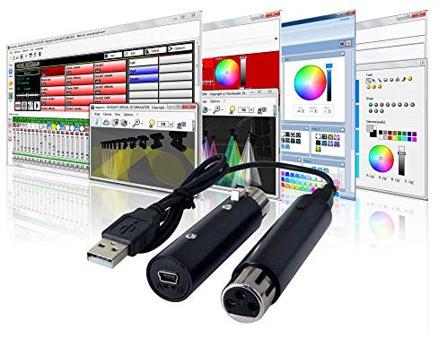 SUSHI-DS USB-DMX Controller Interface 128 Kanäle DASLIGHT SUNLITE Software