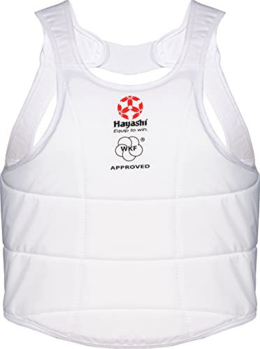 Hayashi Schutzweste (WKF Approved) - Weiss, Gr. S