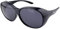 ActiveSol Lunettes de soleil à enfiler Mega | Grandes lunettes à enfiler pour porteurs de lunettes | polarisées