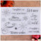 KWELLAM Transparente Stempel mit Schneeflocken und Aufschrift „Let it Snow Joy to the World“, für Kartengestaltung, Dekoration und Bastelarbeiten