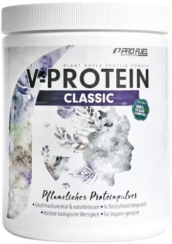 Vegan Protein NEUTRAL 600g - Naturbelassenes Protein - vielseitig einsetzbar zum Backen und Kochen – 84% Protein-Gehalt - hochwertiges Erbsenprotein ohne Aroma & Süße