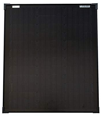 92084 - Panel solar (50 W, 630 x 545 x 35 cm), color negro