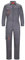 Yukirtiq Tuta da Lavoro Multitasche Uomo Intera Meccanico Blu con Zip Doppio, Elastica in Vita, Grigio, M
