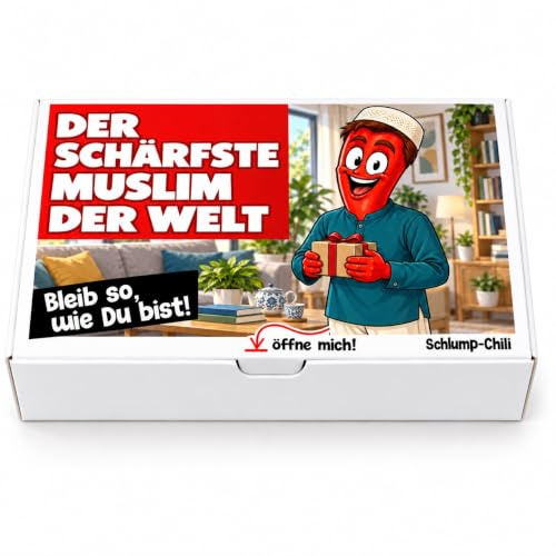 Schlump-Chili⎪Der schärfste Muslim der Welt - ein Geschenk zum Geburtstag als Dankeschön oder einfach so.