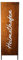 Schild Spruchtafel Gartenschild Edelrost rostige Gartendeko 115cm Edelrost (Heimathafen)