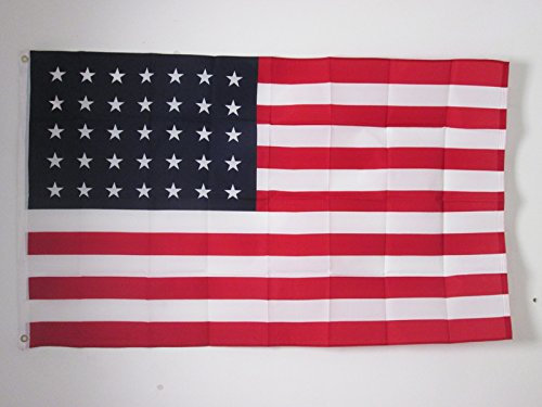 AZ FLAG - Drapeau USA 35 étoiles - 90x60 cm - Drapeau Américain - Etats-Unis 100% Polyester Avec Oeillets Métalliques Intégrés - Pavillon 50 g