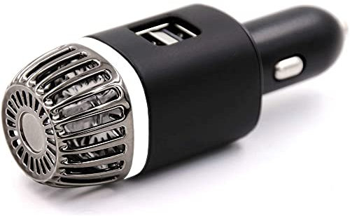 Purificador de aire para coche de iones negativos con cargador dual USB de Baceyong, elimina los olores, el humo del cigarrillo, la contaminación, el polen y el pelo de animales.