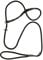 Black Handy Halter Non Pull Figure of 8 Training Lead. Now in 8mm & chunky 10mm for larger dogs (10mm Country + 1.5m / 59)