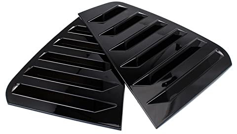 Seitenspoiler Automotive Glass Jalousien Aufkleber Außen Auto Accessori 2Pcs Für VW Für Golf MK7 MK7.5 2014-2019 GTI/GTD/R