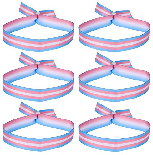 6 Stück Transgender Armband, LGBTQ Armbänder, Partyeintritt Accessoires, Festival Eingangshandgelenk für Events