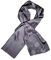 Posh Gear Herren Seiden Schal Satinecho, dunkel grau aus 100% Seide